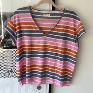 Madewell tee. Size M. 62% cotton 38% polyester. Worn one time.